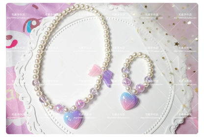 MaoJiang Handmade - Kawaii Lolita Necklace Gradient Choker