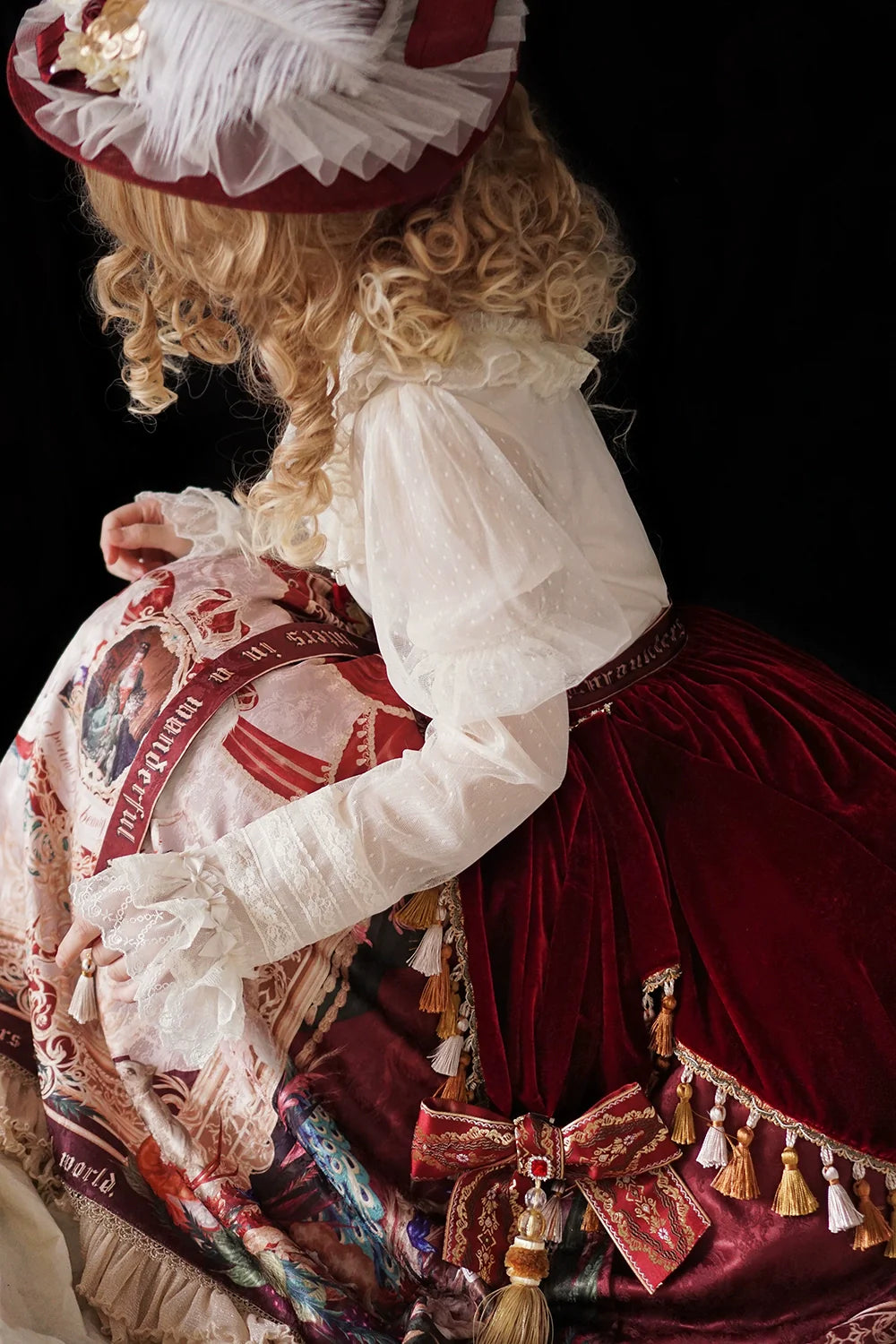 Miss Point - Kaleidoscope - Classical Lolita Shirt Dot Gauze Detachable Puff Sleeve Blouse Customized