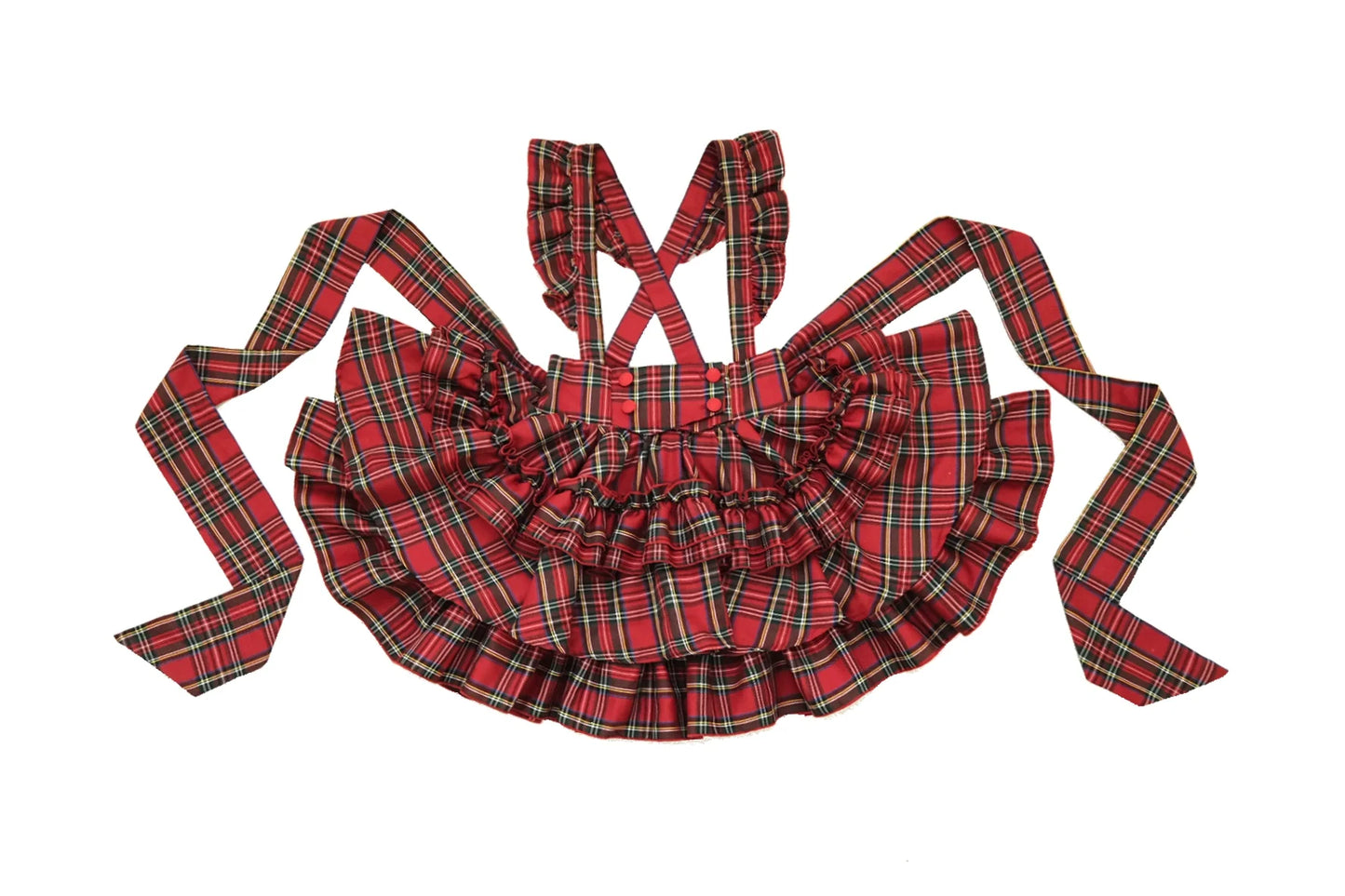 CATCOCOON - Humanoid Gift Box - Christmas Plaid Lolita Blouse & SK