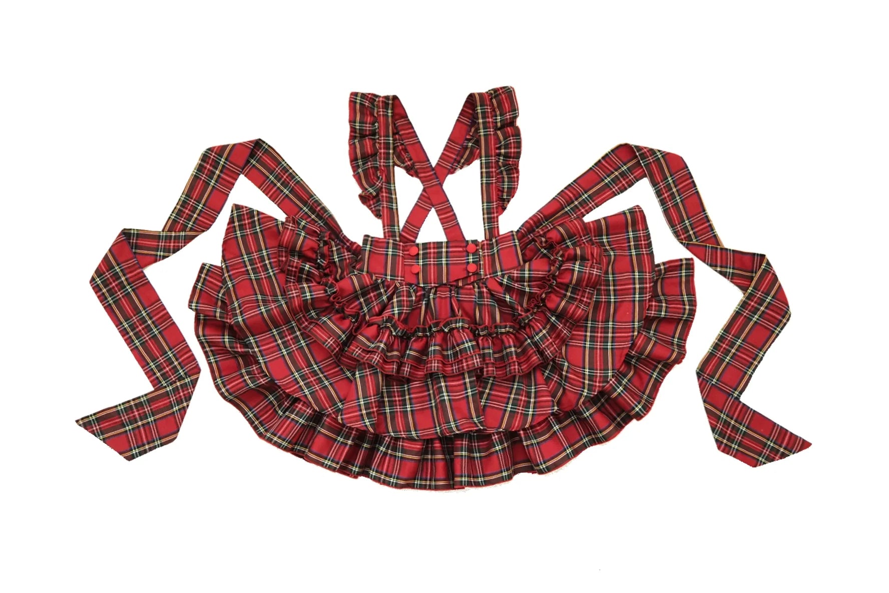 CATCOCOON - Humanoid Gift Box - Christmas Plaid Lolita Blouse & SK