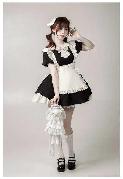 With PUJI - Puppet Box - Kawaii Lolita Bag Lamb Kitten Detachable Bag Dress Hat