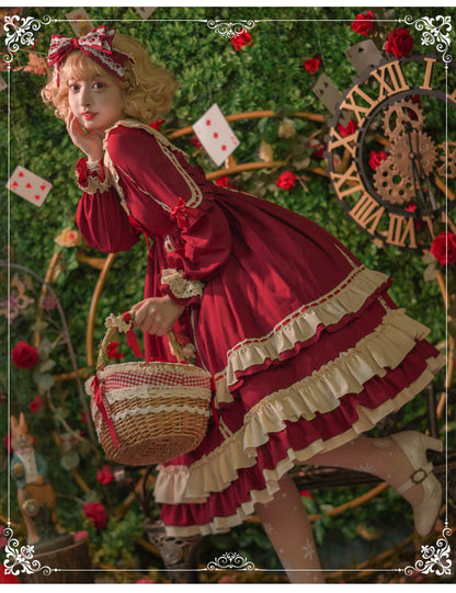 Eieyomi - Miss Betty - Vintage Princess Cotton Lolita OP Dress