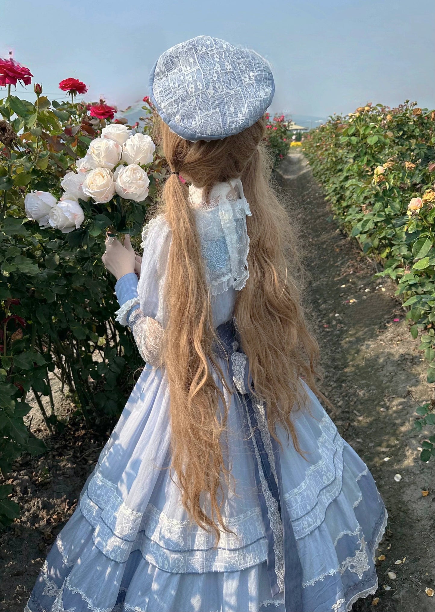 Mengfuzi - Yinglan Poetry - Elegant Classic Lolita OP Dress FS Embroidered Dress