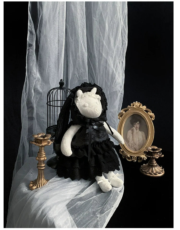 With PUJI - Puppet Box - Kawaii Lolita Bag Lamb Kitten Detachable Bag Dress Hat