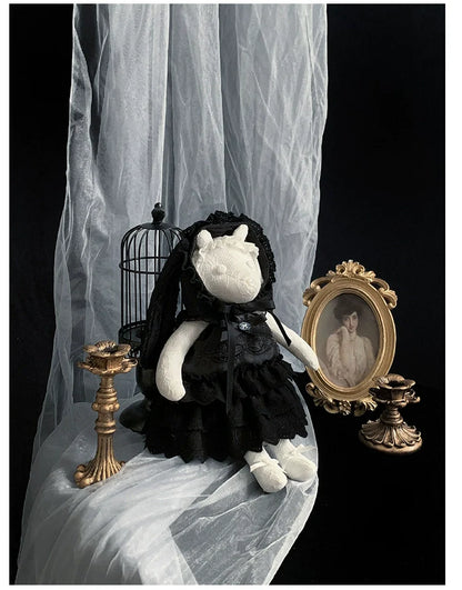 With PUJI - Puppet Box - Kawaii Lolita Bag Lamb Kitten Detachable Bag Dress Hat