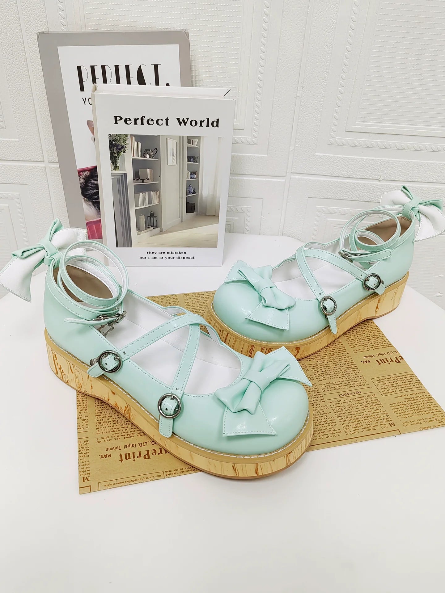 Angelic Imprint - Mid Heel Sweet Lolita Platform Shoes