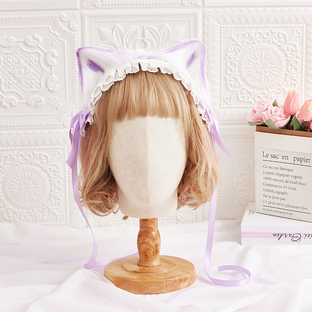 Sugar Time - Kawaii Lolita Cat Ears Design Headband