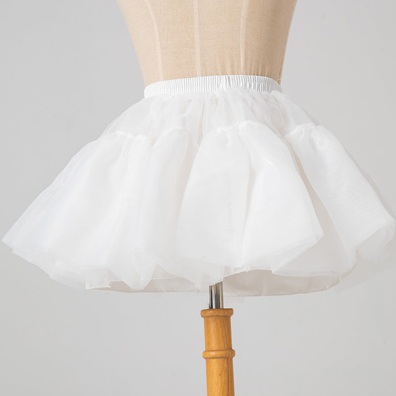 Manyiluo - Daily Puffy - Lolita Hoopless Petticoat | 13.8 (35 cm) Length"