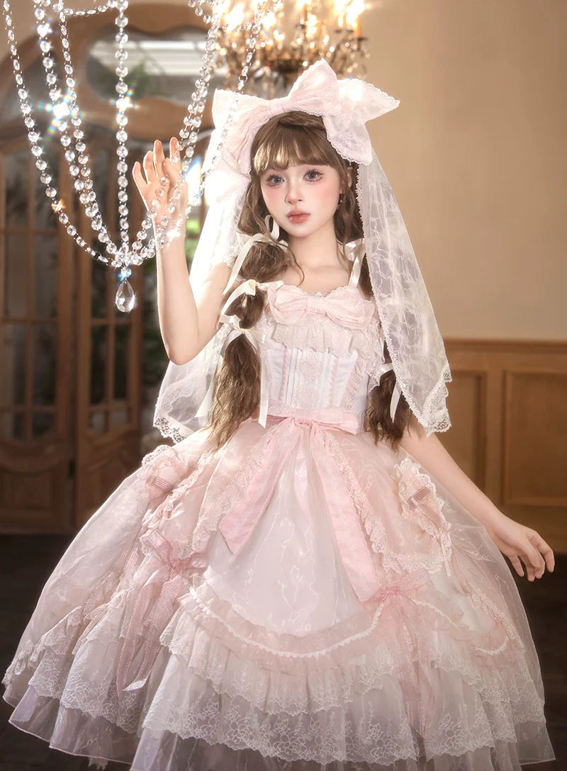 Mewroco - Candy Flavor - Gorgeous Sweet Lolita Dress, Lace & Petal Hem