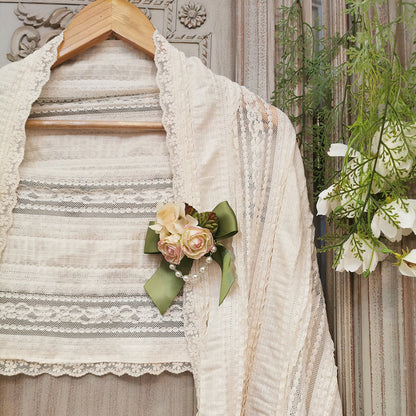 Miss point - Sally's Garden - Lolita Flower Bow Lace Necklace