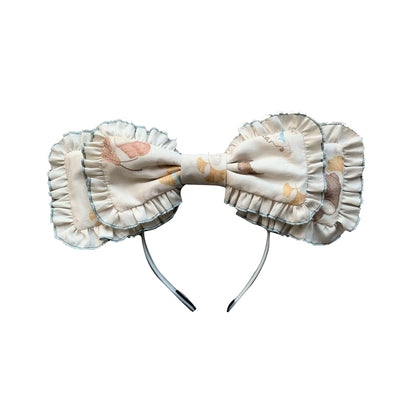 Chubby Cat Diary - Harvest Bear - Plus Size Country Lolita OP Dress with Teddy Bear Print