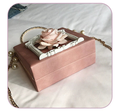 Prime Sister - Gothic Lolita Retro Bag Baroque Square Crossbody Bag