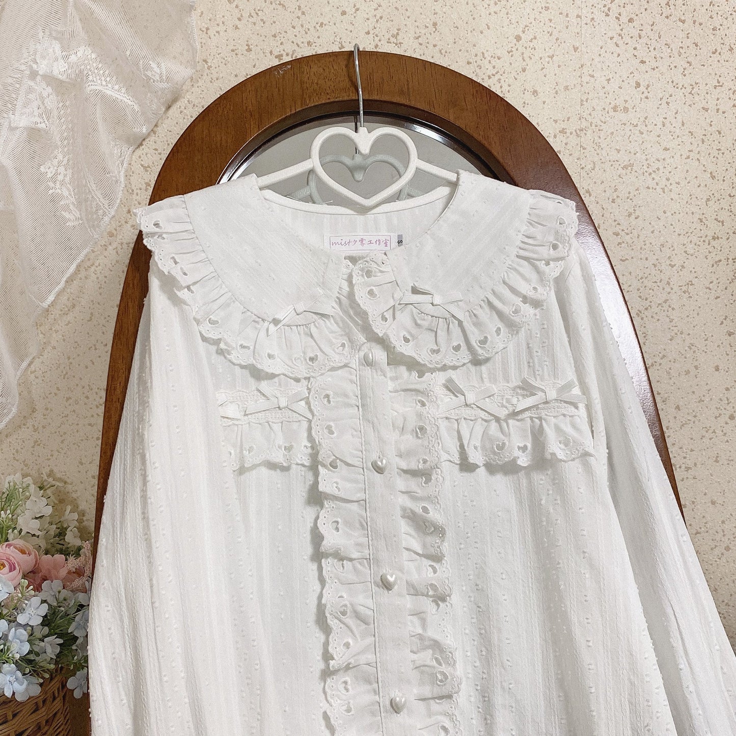 MIST - Sweet Lolita Blouse Doll Collar Multicolor