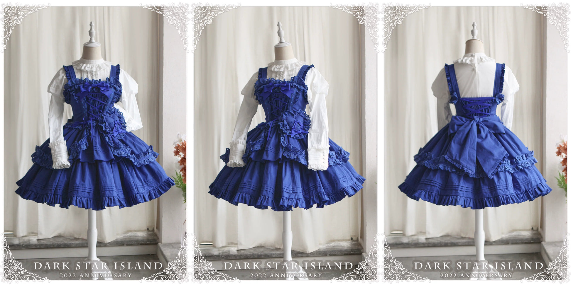 Dark Star Island - Halloween Gothic Lolita JSK Short Lolita Jumper Dress
