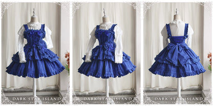 Dark Star Island - Halloween Gothic Lolita JSK Short Lolita Jumper Dress