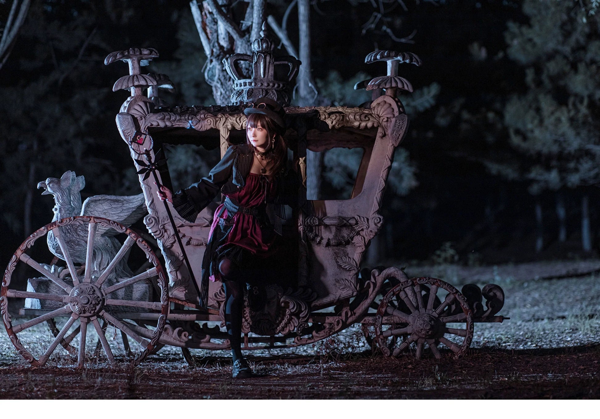 Mr. Yi's Steam Continent - Gothic Lolita Cardigan Long Sleeve Black Short Jacket