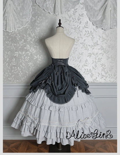 Alice Girl - Duke of Victoria - Classic Lolita SK & Overskirt Set