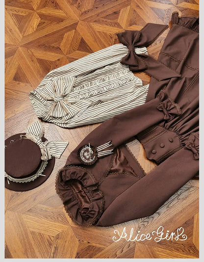 Alice Girl - Duke of Victoria - Classic Lolita SK & Overskirt Set