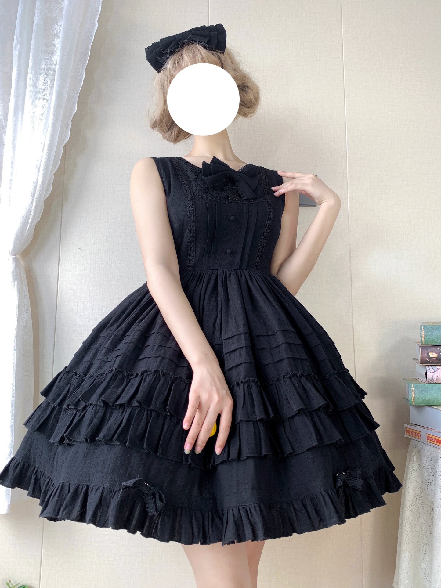Strawberry Witch - Elegant Lolita Jumper Dress Solid Color JSK
