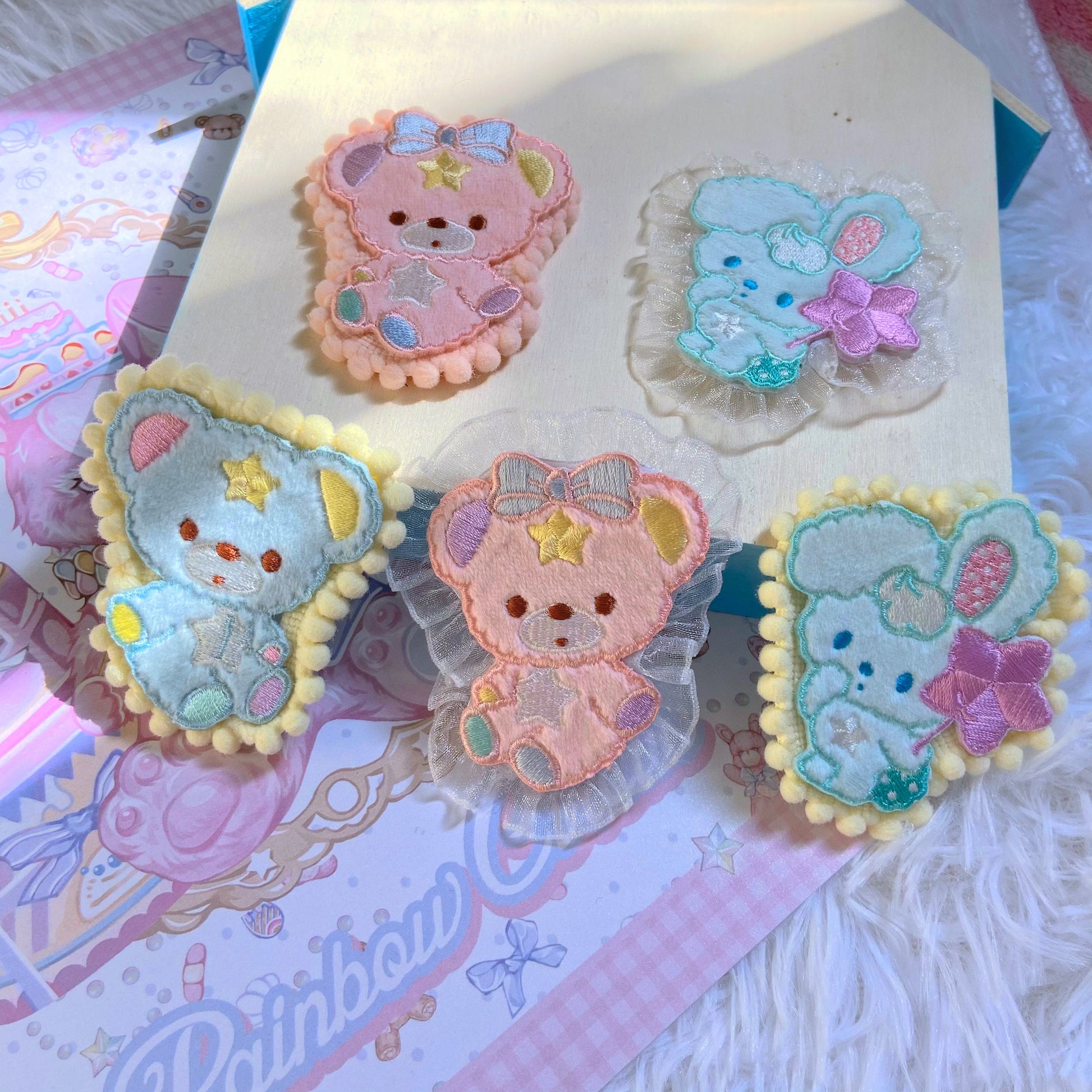 Bear Doll - D&I&T - Cute Lolita Badge and Hair Clip Accessory