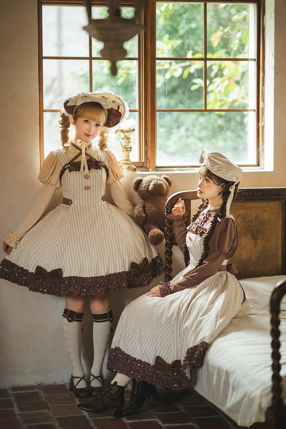 Miss Point - Classic Lolita JSK Customized Stripe Lolita Dress