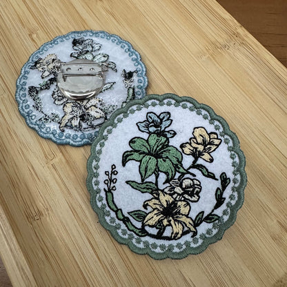 DreamWhale - Small Porcelain Plate - Classic Lolita JSK Printed Dress