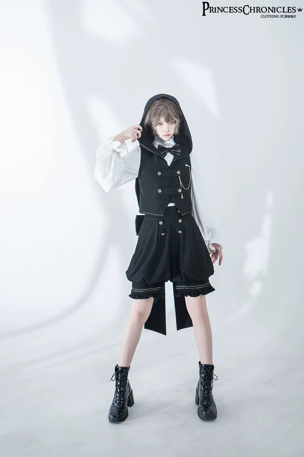 Princess Chronicles - Desperate Bunny - Ouji Lolita Vest Shorts Set