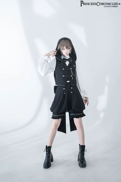 Princess Chronicles - Desperate Bunny - Ouji Lolita Vest Shorts Set