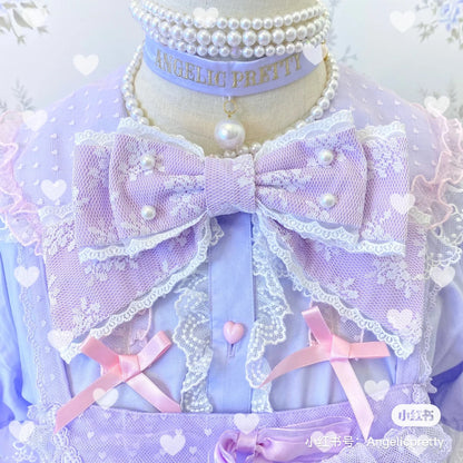 Cheese Cat - Sweet Lolita KC Lace Butterfly Lolita KC with Pearl