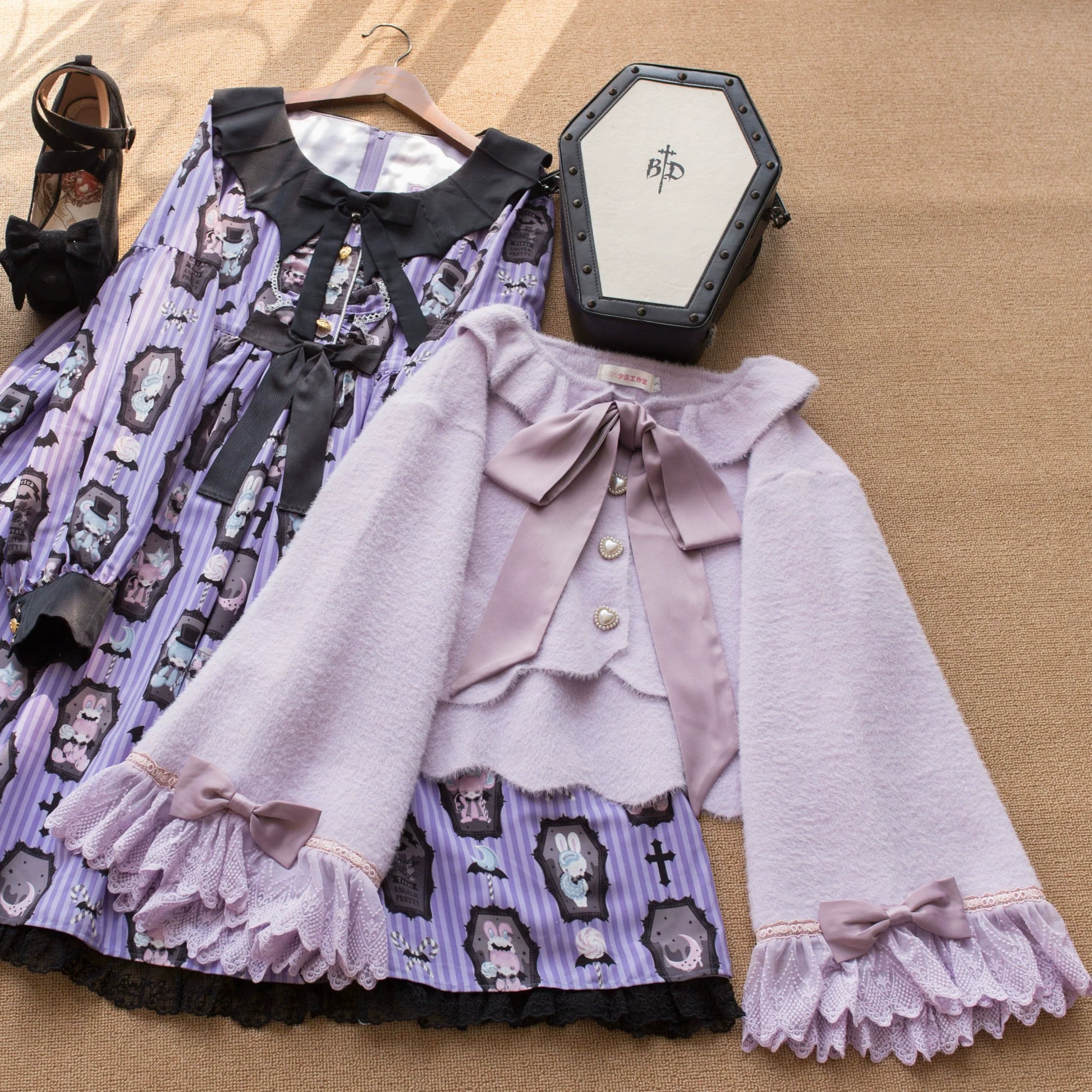 MIST - Qian's Letter - Sweet Lolita Sweater Winter Cardigan Coat