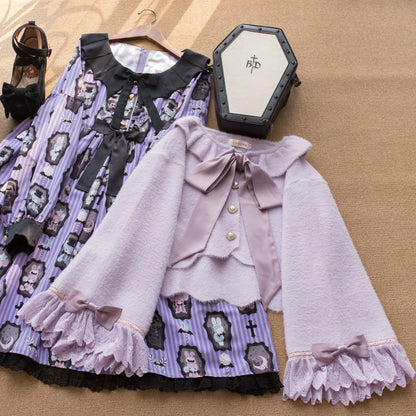 MIST - Qian's Letter - Sweet Lolita Sweater Winter Cardigan Coat