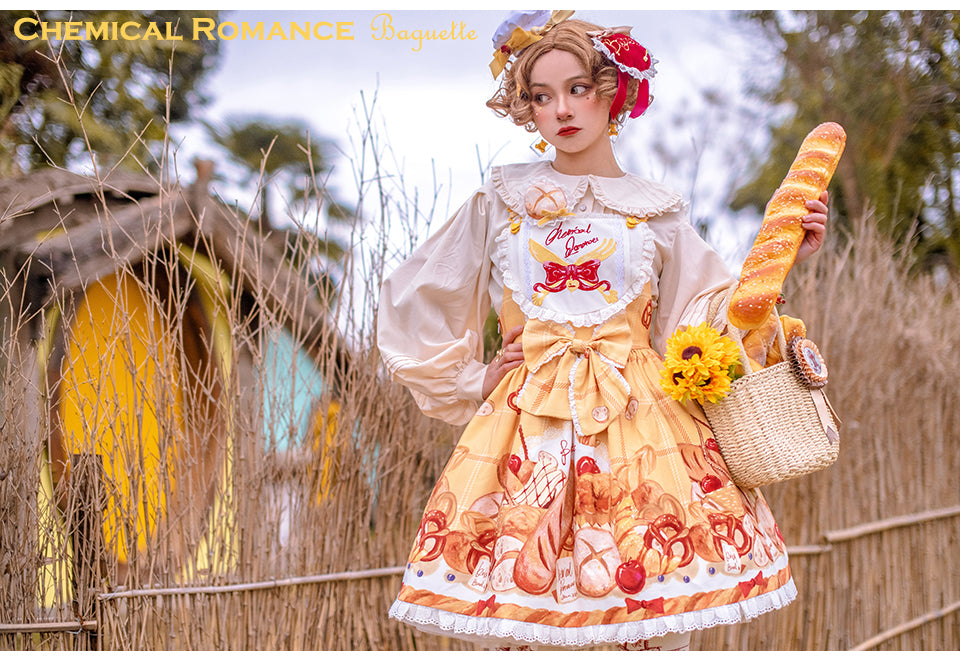 Chemical Romance - Bread New Out of the Oven - Elegant Lolita Salopette Dress
