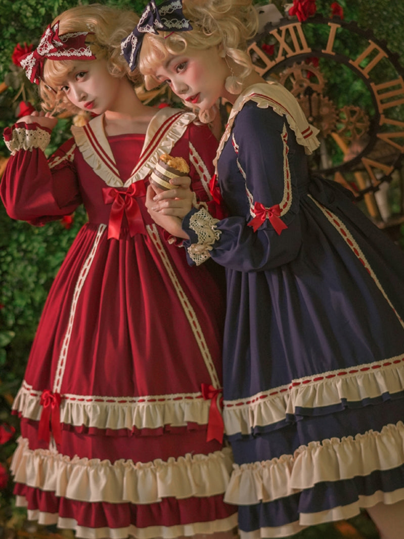 Eieyomi - Miss Betty - Vintage Princess Cotton Lolita OP Dress