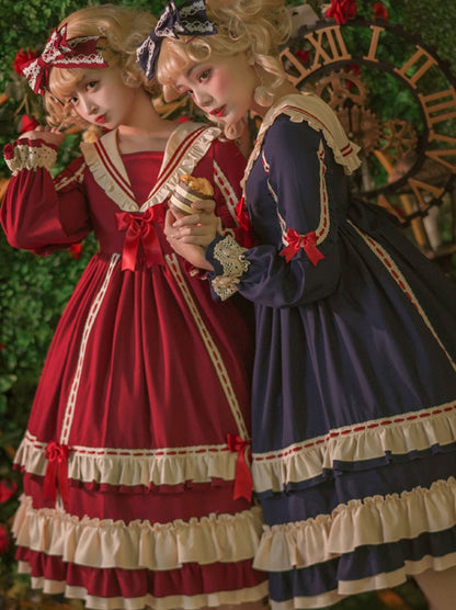 Eieyomi - Miss Betty - Vintage Princess Cotton Lolita OP Dress
