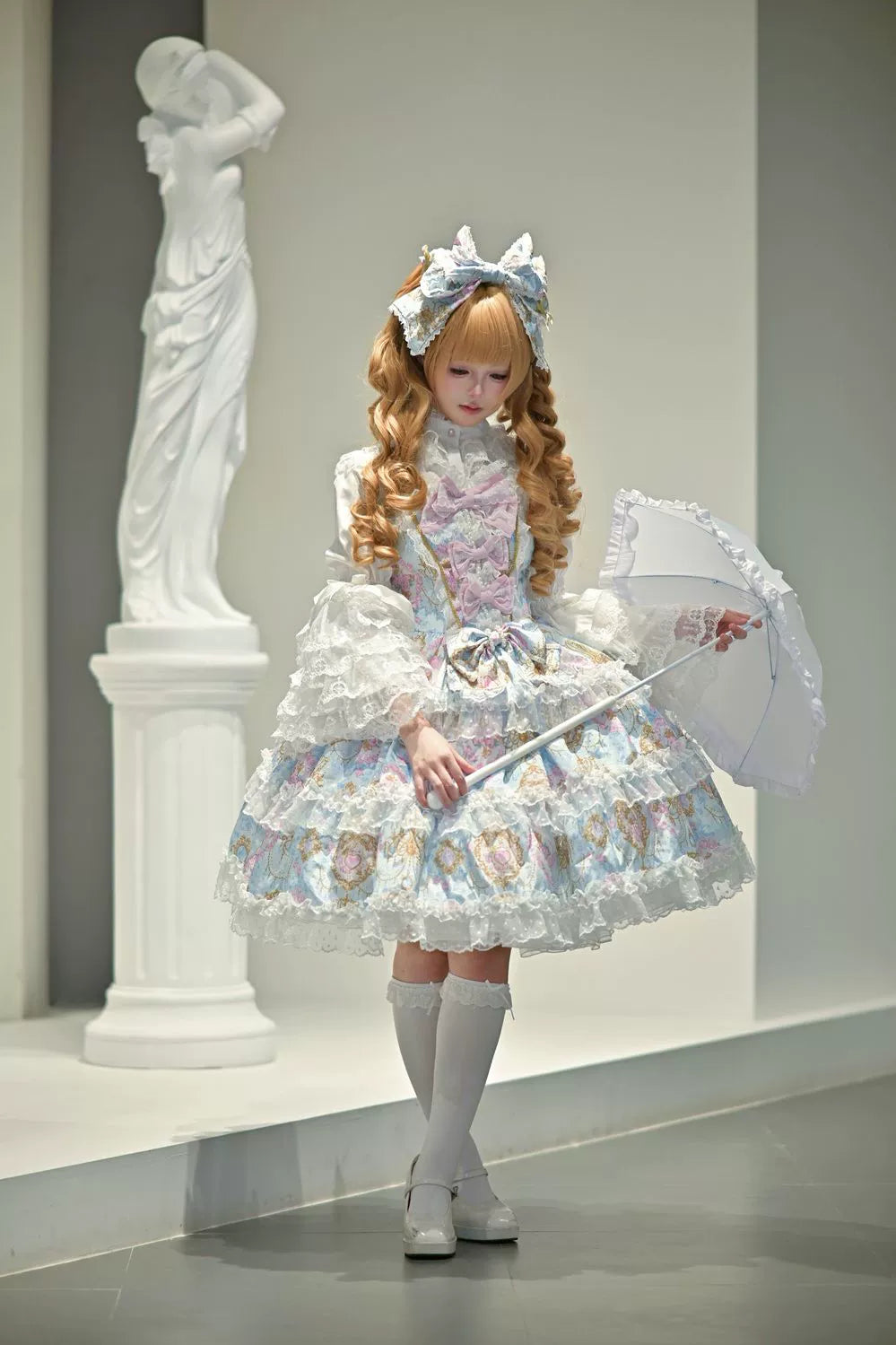 Hanguliang - Candelabra Ode - Doll-like Sweet Lolita JSK Dress, Side Zipper