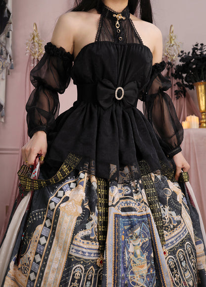Miss Point - Dusk Bester - Egyptian Lolita Halter Attached Sleeve Blouse