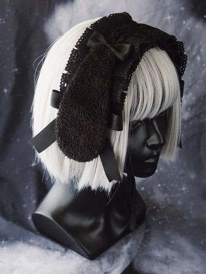 Strange Sugar - Black Wings Halloween Goth Lolita Hairband