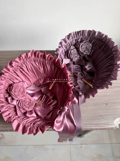 MAID - Elegant Lolita Hairband Bow Multiple Colors BNT