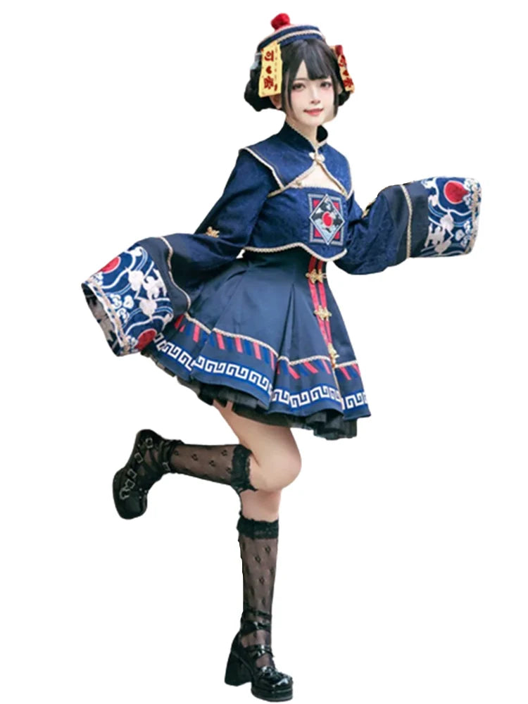 Sakurahime - Little Zombie - Zombie Lolita Jumper Dress Cute Lolita Coat Set