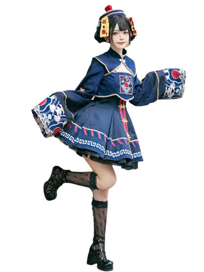 Sakurahime - Little Zombie - Zombie Lolita Jumper Dress Cute Lolita Coat Set