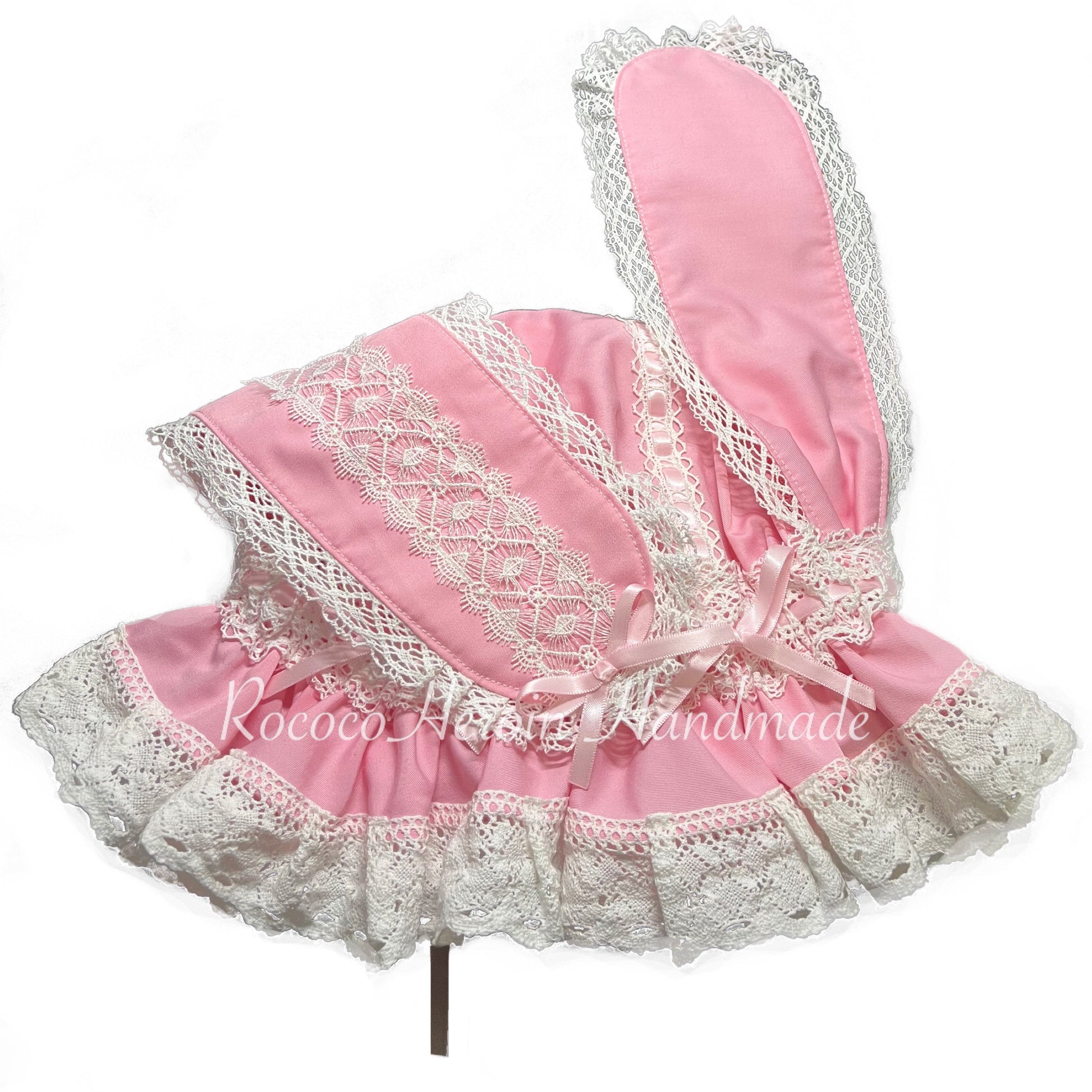 RococoHeroin - Handmade Lolita Bunny Hat Multiple Colors