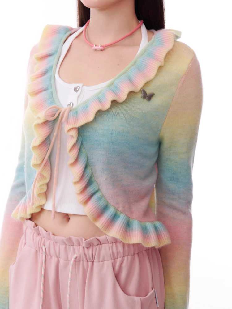 Gradient cardigan【s0000010179】