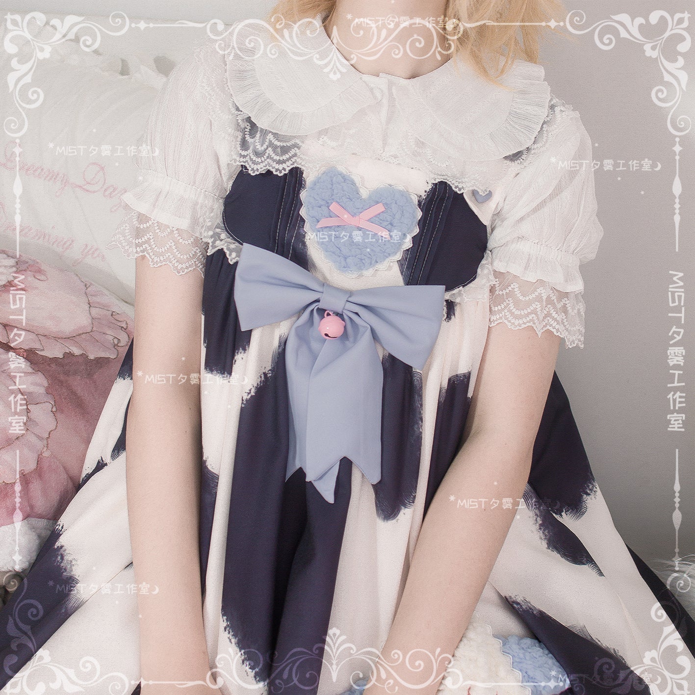 MIST - Sweet Lolita Golilla Short Sleeve Shirt