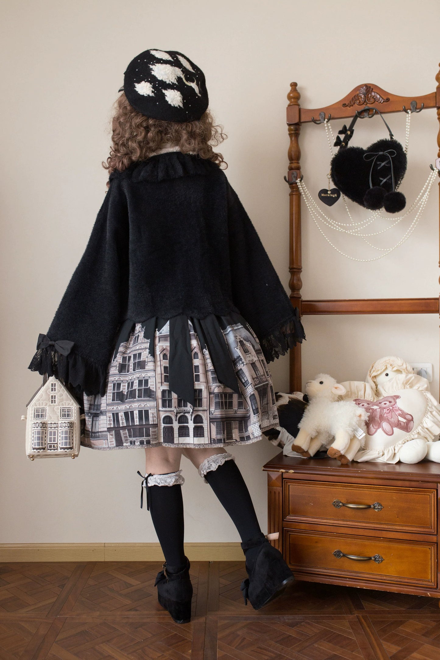 MIST - Qian's Letter - Sweet Lolita Sweater Winter Cardigan Coat