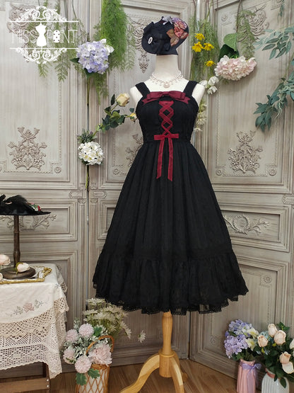 Miss Point - Woody Rose - Retro Classic Lolita JSK