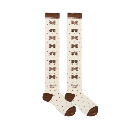 Roji Roji - Winter Lolita Thigh High Socks Slim Leg Socks