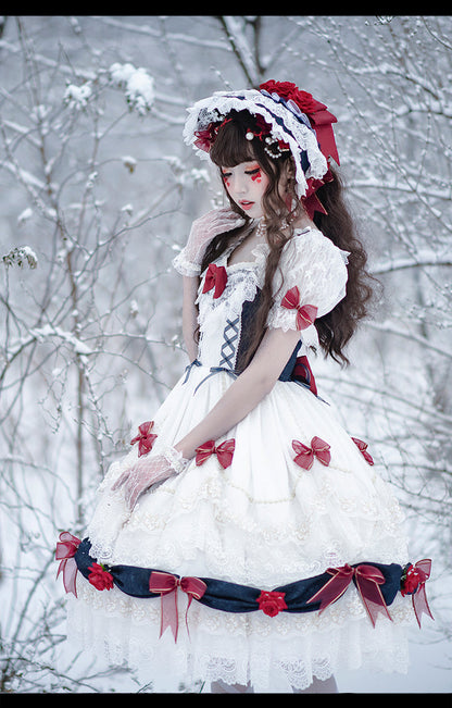 Youpairui - Snow White Sweet Lolita OP Dress