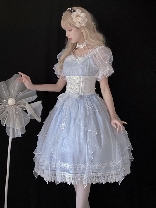 Your Princess - Mermaid Princess - Lolita Short Sleeve OP Dress
