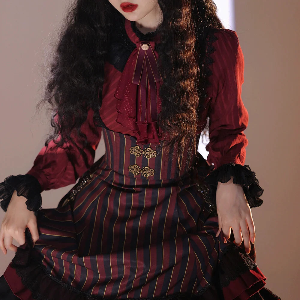 Miss Point - Custom-Made Lolita Elegant Stand Collar Lolita Shirt