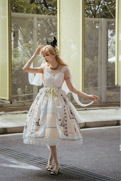 Miss Point - Dusk Best - Egyptian Lolita Dress Set Gorgeous JSK